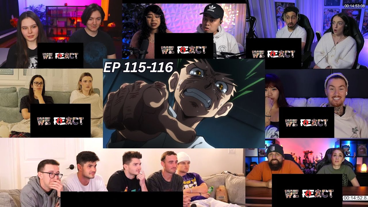 Hunter x Hunter Episode 115-116 | Reaction Mashup
