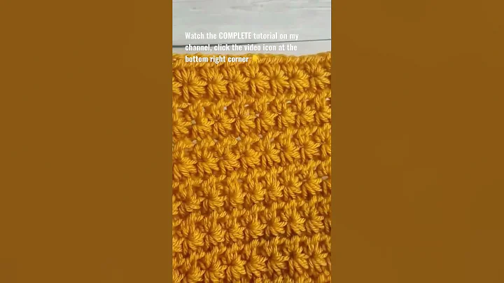 🌟The only HOW TO TUTORIAL you need to CROCHET STAR STITCH