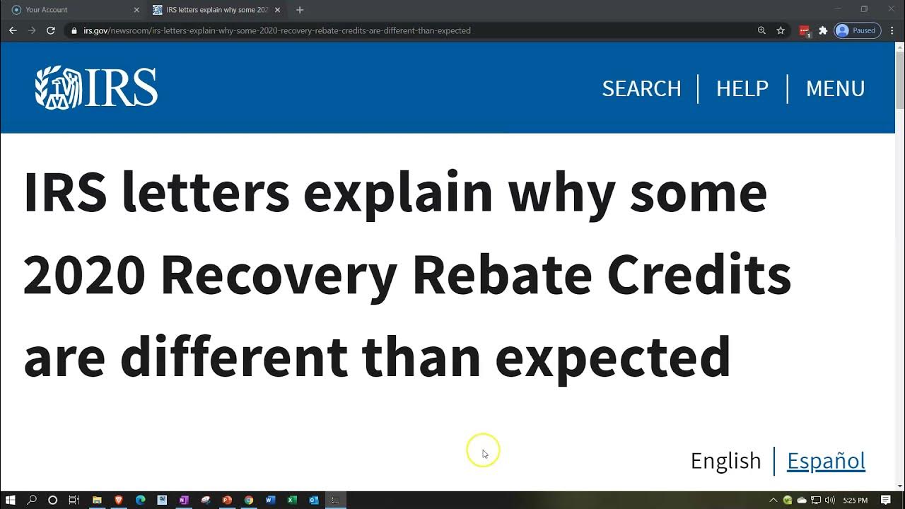 irs-letters-explain-why-some-2020-recovery-rebate-credits-are-different