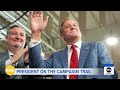 Trump campaigns in critical states ahead of high-stakes midterm election