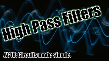 AC18: High pass filters - amplitude and phase response..