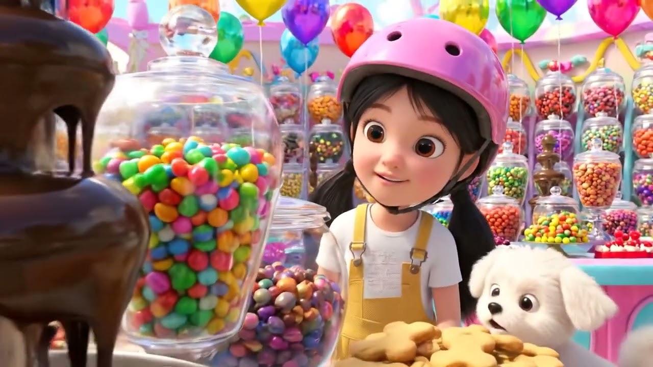 Vy & Bông: Let's visit Bông's candy shop!! | Magical 3D Adventure for Kids