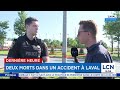 Une voiture percute un gym à Laval: deux jeunes meurent en tentant de fuir les policiers