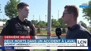 Une Voiture Percute Un Gym À Laval Deux Jeunes Meurent En Tentant De Fuir Les Policiers
