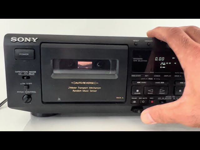 Sony TC-WE805S High End Dual Cassette Deck w/Auto Reverse Dolby