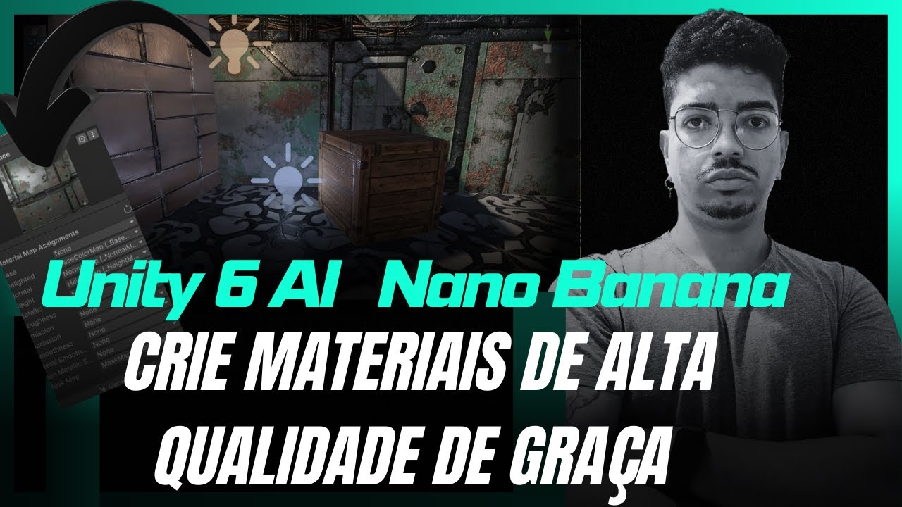 Crie Materiais 3D de graça com Unity AI e Nano Banana - YouTube