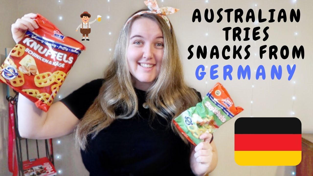 Australian Tries German Snacks Universal Yums Box YouTube