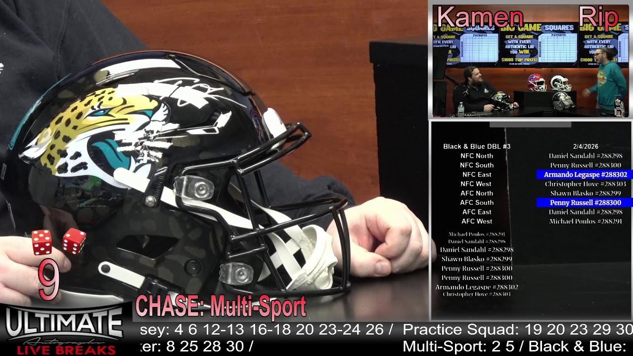 Wednesday,  February 4th 2026 12 PM - Show Ultimate Autographs Live Breaks!