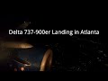 Delta 737900er landing in atlanta atl