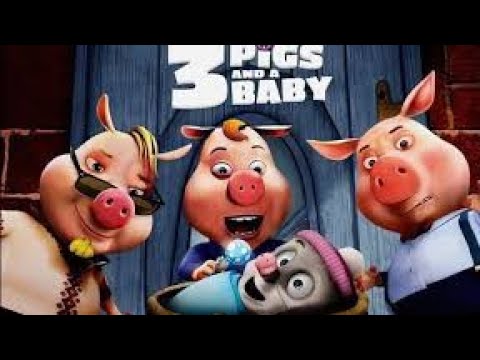 Tres Cerditos y un Bebe | Películas Animadas ~ Películas Infantiles ~ Películas Completas en Español