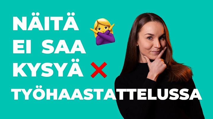 Kielletyt työhaastattelukysymykset ❌ Nämä kysymykset eivät ole ok 🙅‍♀️ | Duunivinkit