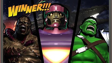 Requested ULTIMATE MARVEL VS. CAPCOM 3 Hulk/Sentinel/Nemesis T-Type Arcade Gameplay