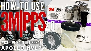 How-To Use the 3M PPS 2.0 Spray Gun Cup System on the Wise Owl Paint Stingray Apollo HVLP Sprayer