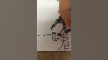 drawing predator🎨 #shorts #draw #painting #satisfying #drawing #foryou #predator #fyp #fypシ #short