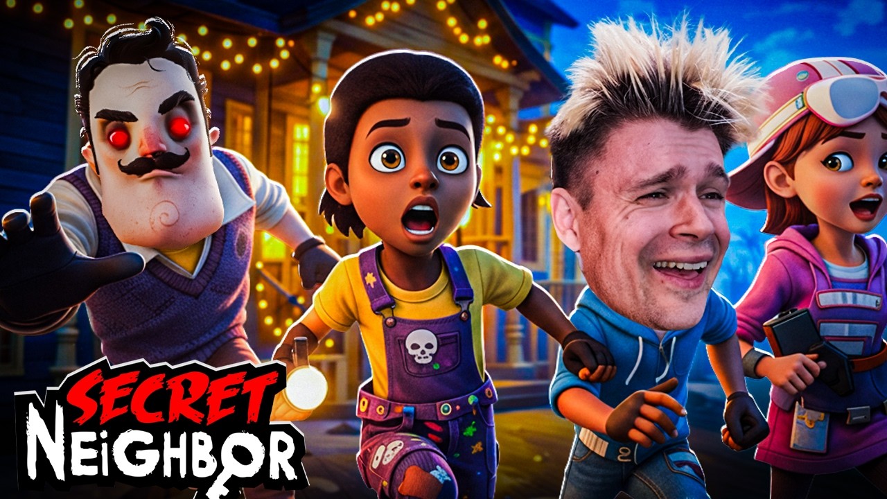 WIELKA UCIECZKA z DOMU SĄDIADA w SECRET NEIGHBOR!!!