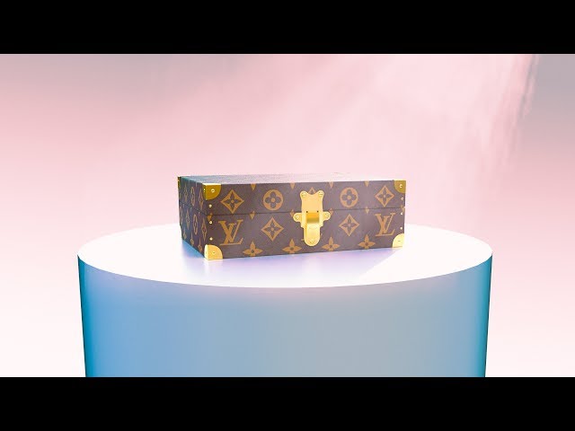 Bag 3D Modeling: Louis Vuitton Monogram Plexiglass Box, 3ds max