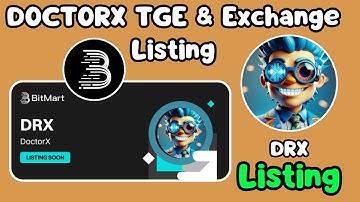 DOCTORX TGE & Exchange Listing | DRX Token Distribution on MultiversX