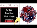 DIY Patriotic Deco Mesh Wreath Tutorial: Red, White, &amp; Blue Pride for Your Front Door!