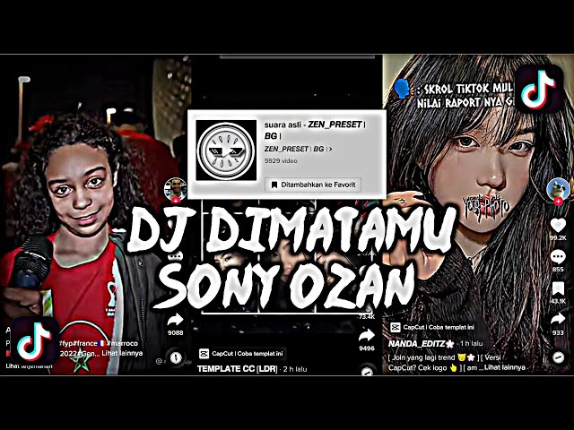 DJ DIMATAMU SONY OZAN SOUND ZEN PRESET BG VIRAL TIKTOK 2022 class=