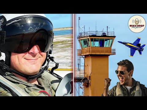 TOPGUN Pilot Explains Buzzing the Tower | Mike Drop #166 Clip - Top Gun Instructor Jack Stewart