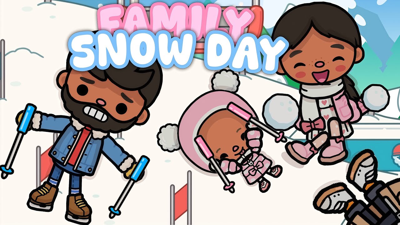 FAMILY SNOW DAY⛷️ ️ || Toca boca ROLEPLAY *with voice* 🗣️ - YouTube