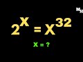 A nice exponential equation maths olympiad