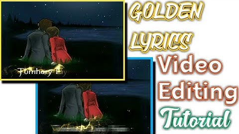 How to create Golden Lyrics status video||alight motion||status video kaise banaye||technicalafshan