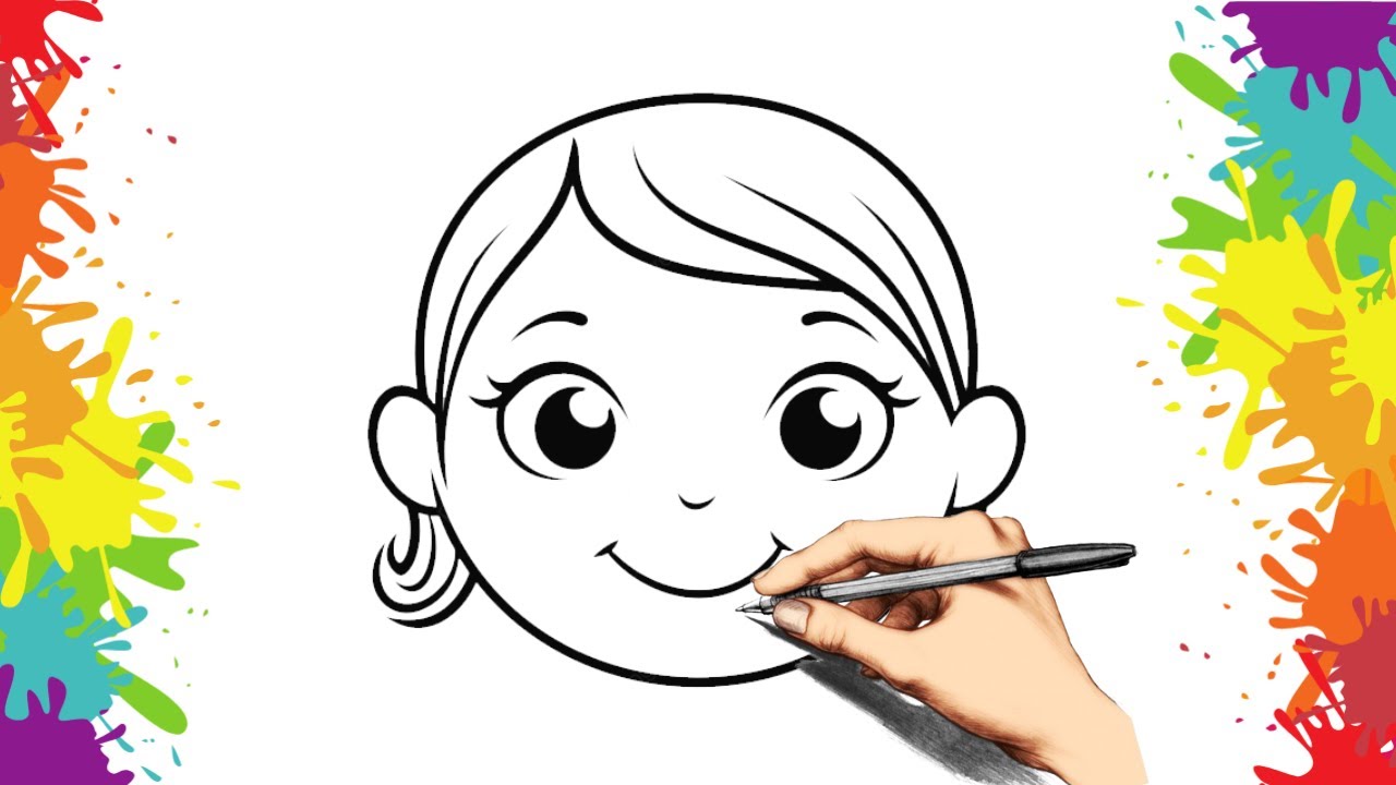 COMO DESENHAR UMA MENINA DE MANEIRA FÁCIL [PASSO A PASSO] - YouTube