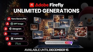 UNLIMITED Generations Available on Adobe Firefly (No Credits Needed!)