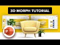 Powerpoint tutorial 3d  ikea animation and advanced morph transition ppt powerpoint tutorial