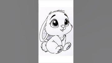 Cute bunny drawing #bunny #rabbit #drawing #art #cute #sketch #shorts #viral #video #trending #new 🚩