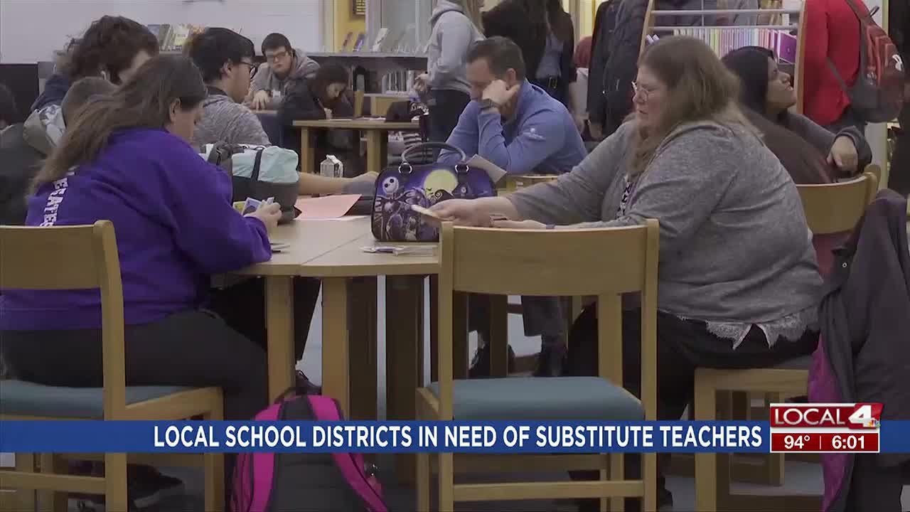 Local school districts in need of substitute teachers - YouTube