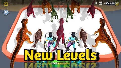 Dinosaur Merge Master Battle : Mobile Games Gameplay Walkthrough 2022 - Level 10 to 20