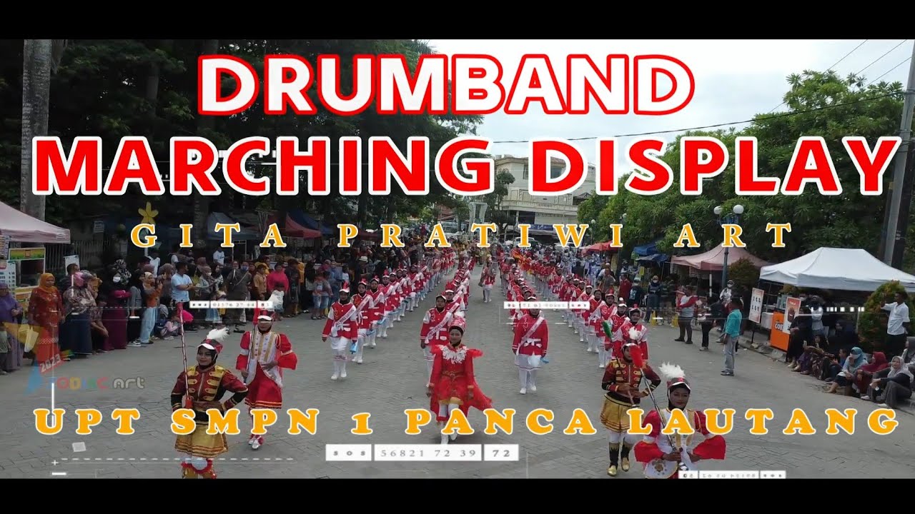 Aksi Siswa UPT SMPN 1 PANCA LAUTANG Di Drumband Marching Display menyambut Hari Jadi Sidrap 679