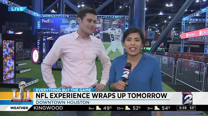 Cathy Hernandez and Jake Reiner face off at NFL Ex...