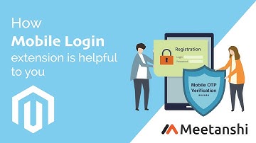 Magento Mobile Login by  Meetanshi