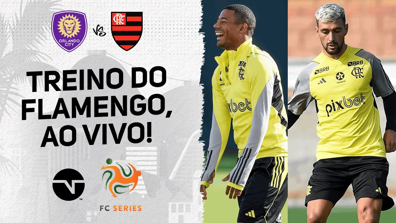 TREINO DO FLAMENGO EM ORLANDO, AO VIVO! PRÉ-TEMPORADA DO MENGÃO NA FC SERIES