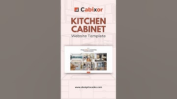 Cabixor – One Page Kitchen Cabinet Elementor Template