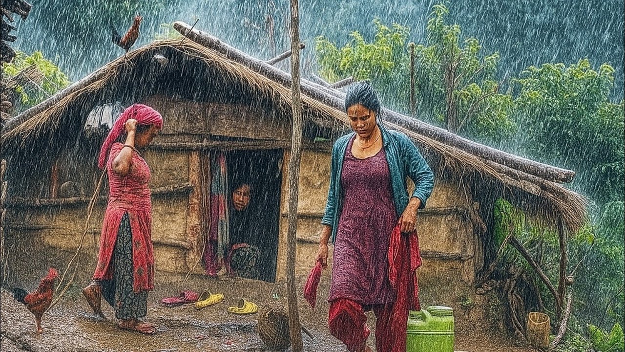 Nepali Mountain village life into the Rainy Season || Daily Activities of Rural village in Nepal🇳🇵 |