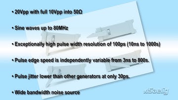 Aim TTi TGF4000 Series Abitrary Waveform Generation - Features