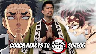 THE STRONGEST HASHIRA | Coach Reacts to Demon Slayer S4 E6