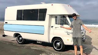 Rare vintage camper van tour Balboa Motorhome for sale