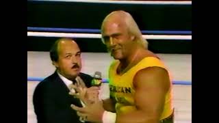 Hulk Hogan MSG promo - aired 1/28/84