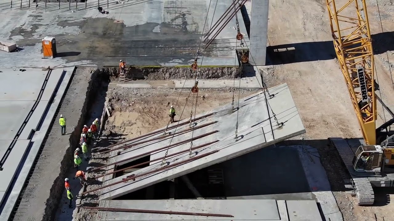 Moonwater West - Construction Update - Walls Tilting