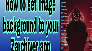 How to change Background in Zarchiver App screenshot 5