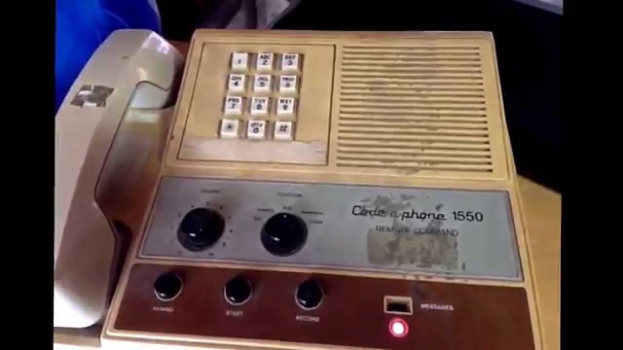 The Bad Old Days Of Telephone Answering Machines