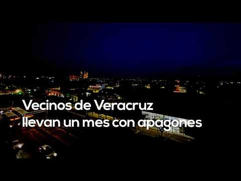 A MONTH IN THE DARK | Boca del Río residents demand a solution from the CFE due to constant power...