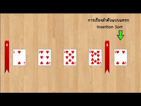 (DATA STRUCTURE) การจัดเรียงข้อมูลแบบ Insertion Sort