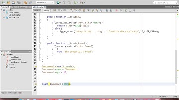 21. الدوال السحرية في PHP - الجزء الاول