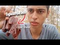 Comendo carne crua (fígado de boi) pela primeira vez